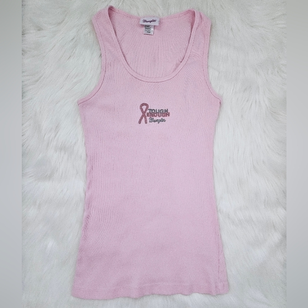 Wrangler Pink Tough Enough Tank - Picture 2 of 7